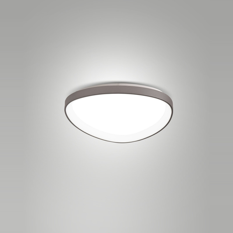 Plafoniera Quirk tortora LED 38W moderna Fabas