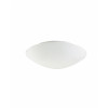 Plafoniera Pandora bianca 1 luce E27 Fabas