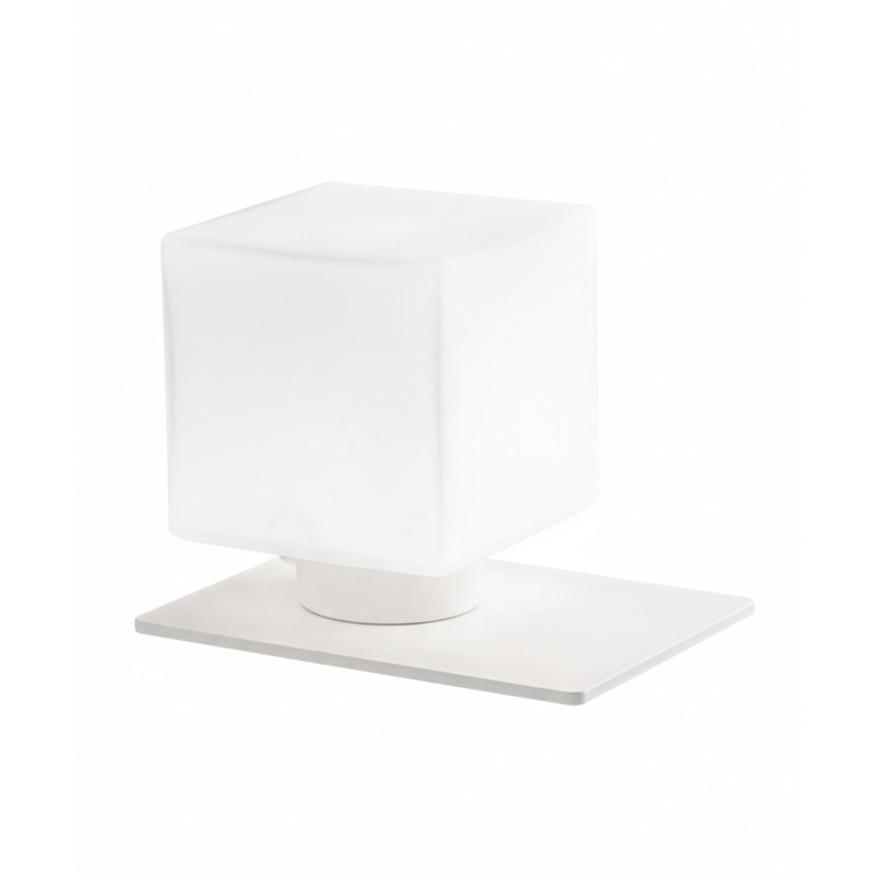 Lampada da tavolo Zara bianca 1 luce G9 LED 3W Fabas