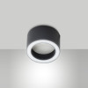 Faretto Urbino LED integrato nero 7W Fabas