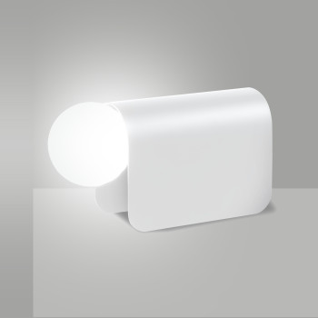 Lampada da tavolo Birba bianca G9 20W Fabas