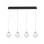 Lampadario Ariel LED trasparente 4 luci Fabas