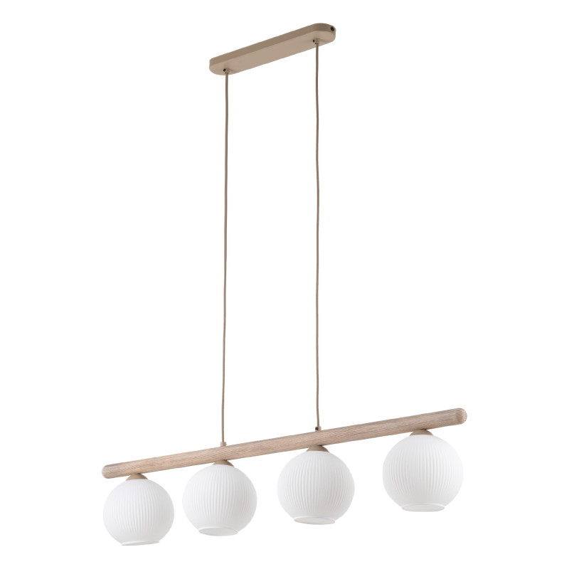 Lampadario Virlo 4 luci bianco E14 TK Lighting