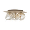 Plafoniera Lava Sabia 3 luci sabbia G9 TK Lighting
