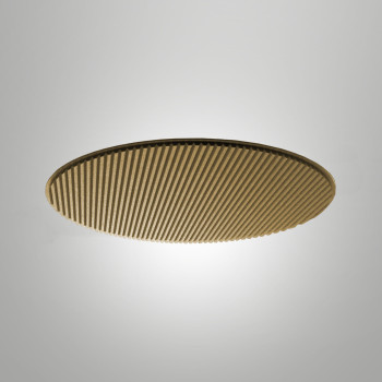 Pannello acustico Bacco giallo ocra Ø600 Fabas