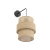 Applique Calisto Juta nero E27 1 luce TK Lighting