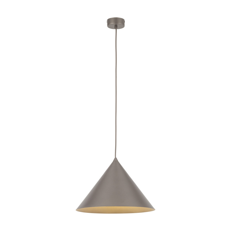 Lampadario Cono L New marrone 1 luce E27 TK Lighting