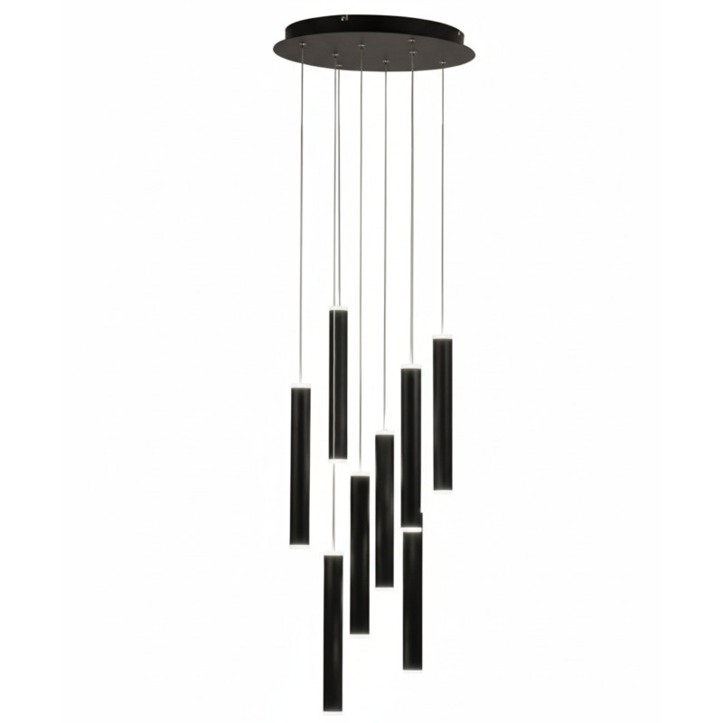 Lampadario a sospensione LED Prado nero 52 W Fabas