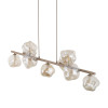 Lampadario Lava Sabia 9 luci G9 sabbia TK Lighting