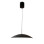 Lampadario Glamis nero 1 luce LED integrato Fabas