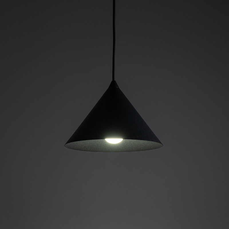 Sospensione Cono S Black 1 luce nero E27 TK Lighting