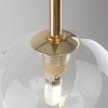 Lampadario sospensione Nilos 1 luce nero oro G9 TK Lighting