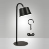 Faretto LED Armanda 1 luce nero moderno Fabas