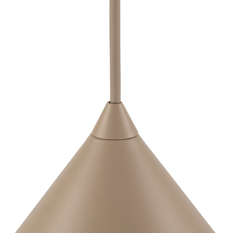 Lampadario a sospensione Cono Xl Sabia sabbia E27 TK Lighting
