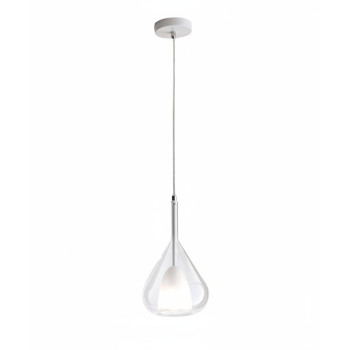 Fabas Lila lampadario a sospensione trasparente 1 luce E27