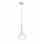Fabas Lila lampadario a sospensione trasparente 1 luce E27