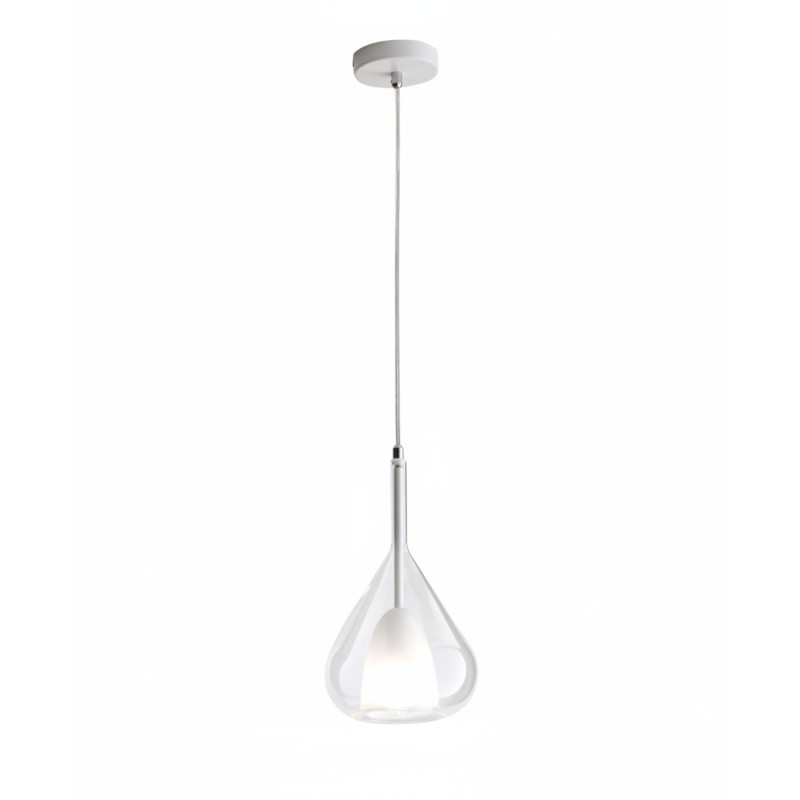 Fabas Lila lampadario a sospensione trasparente 1 luce E27