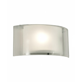 Applique Alide moderna trasparente E27 1 luce Fabas