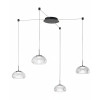 Lampadario Brena LED 40 W trasparente Fabas