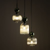 Lampadario Sophia 3 luci E14 verde cognac TK Lighting