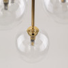 Lampadario Nilos 5 luci nero oro G9 TK Lighting