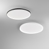 Plafoniera LED integrato 75 W Bacco nera Fabas