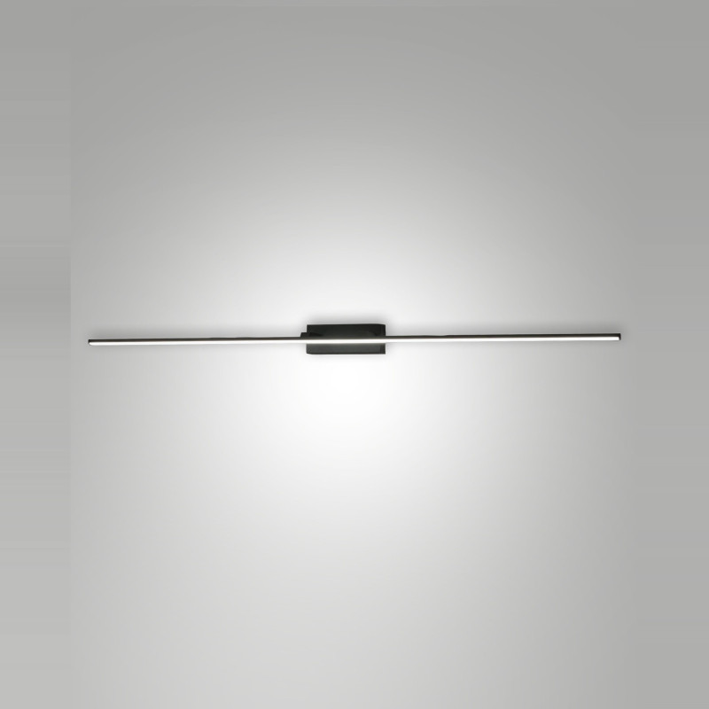 Applique Nala LED integrato nero 1 luce Fabas