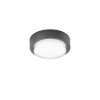 Plafoniera Owen LED 12 W grigio scuro Fabas