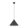 Lampadario Cono L nero 1 luce E27 TK Lighting