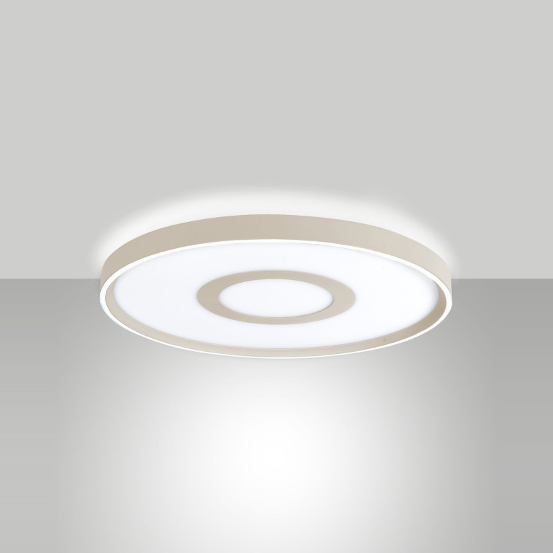 Plafoniera Solaro LED 40 W color sabbia Fabas