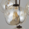 Lampadario Lava 7 luci G9 marrone TK Lighting
