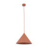 Lampadario Cono L Brick arancione E27 TK Lighting
