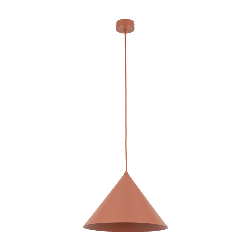 Lampadario Cono L Brick arancione E27 TK Lighting