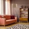 Lampadario Juta nero 1 luce E27 TK Lighting
