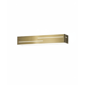 Applique Banny LED integrato 1 luce ottone satinato Fabas