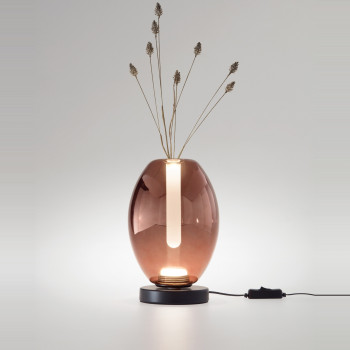 Lampada da tavolo Tully ametista LED 7W Fabas