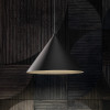 Lampadario Cono Xl New marrone E27 TK Lighting