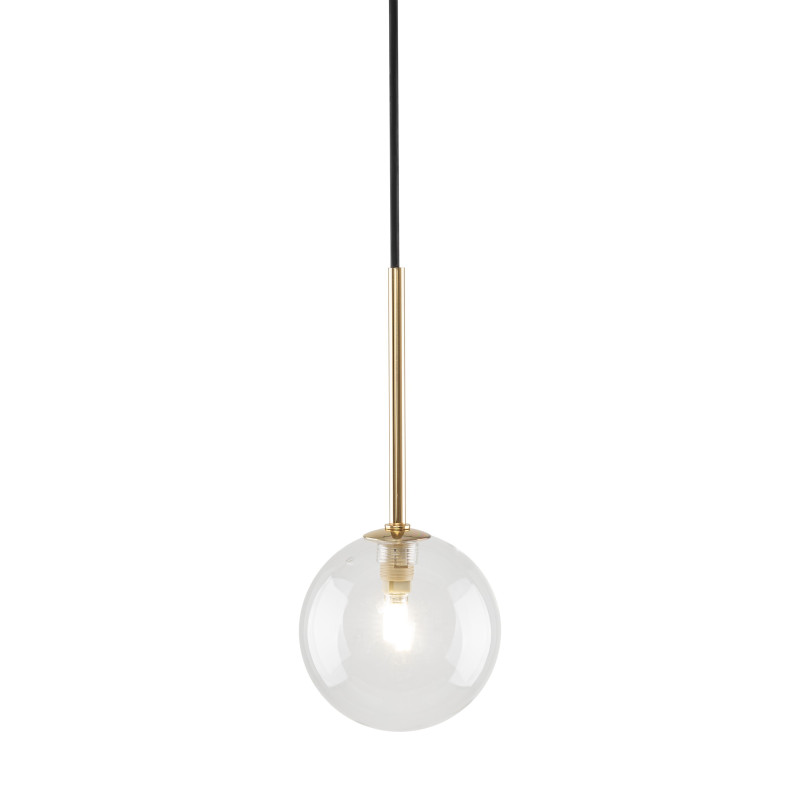 Lampadario sospensione Nilos 1 luce nero oro G9 TK Lighting