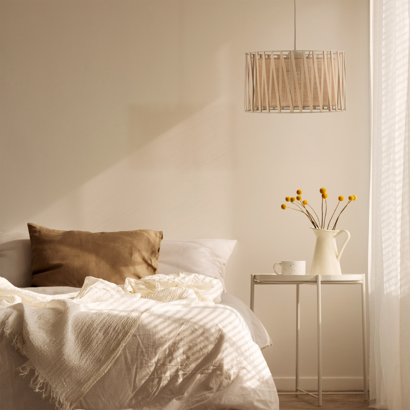 Sospensione Harmony sabbia 1 luce E27 TK Lighting
