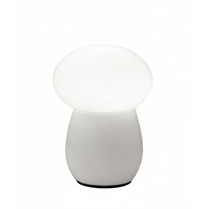 Lampada da tavolo Freddy bianca 1 luce Fabas