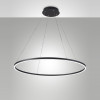 Lampadario a sospensione Giotto LED 60W nero Fabas