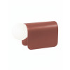 Lampada da tavolo Birba rosso mattone 1 luce Fabas