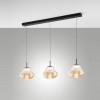 Sospensione LED Deva ambra moderna 42 W Fabas