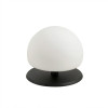 Lampada da tavolo Morgana nera G9 1 luce Fabas