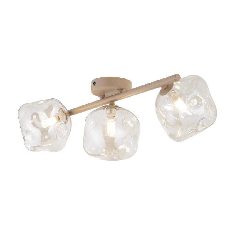 Plafoniera Lava Sabia 3 luci G9 color sabbia TK Lighting