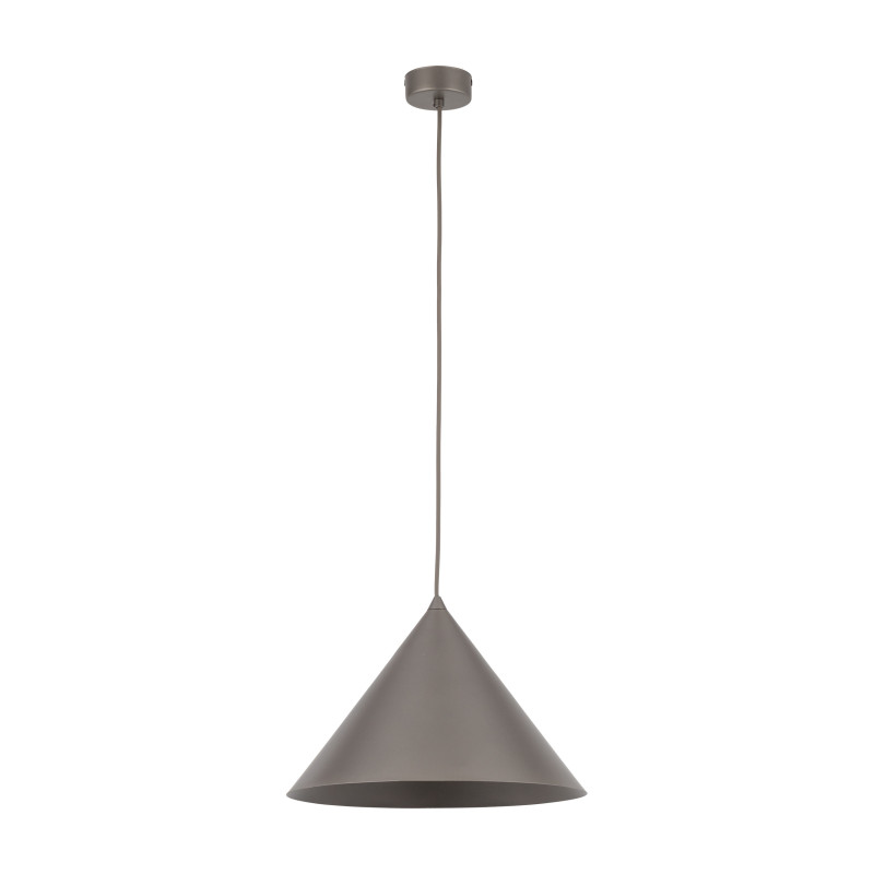 Lampadario Cono L New marrone 1 luce E27 TK Lighting
