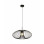 Lampadario a sospensione Fassa 1 luce nero Fabas