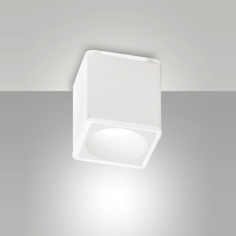Plafoniera Coiba LED bianca 2 luci Fabas