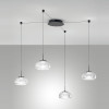 Lampadario Brena LED 40 W trasparente Fabas