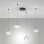Lampadario Brena LED 40 W trasparente Fabas